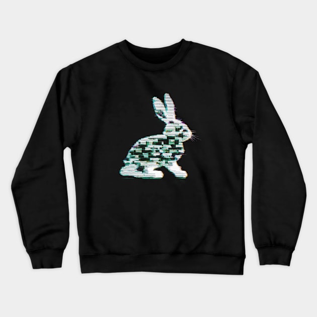 Follow the white rabbit Crewneck Sweatshirt by ETERNALS CLOTHING